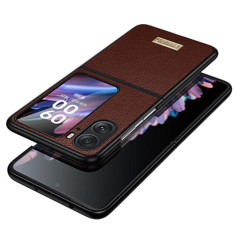 SULADA for Oppo Find N2 Flip 5G Ultra-thin Electroplating Cover Litchi Texture PU Leather Coated PC TPU Phone Case SULADA for Oppo Find N2 Flip 5G Ultra-thin Electroplating Cover Litchi Texture PU Leather Coated PC TPU Phone Case